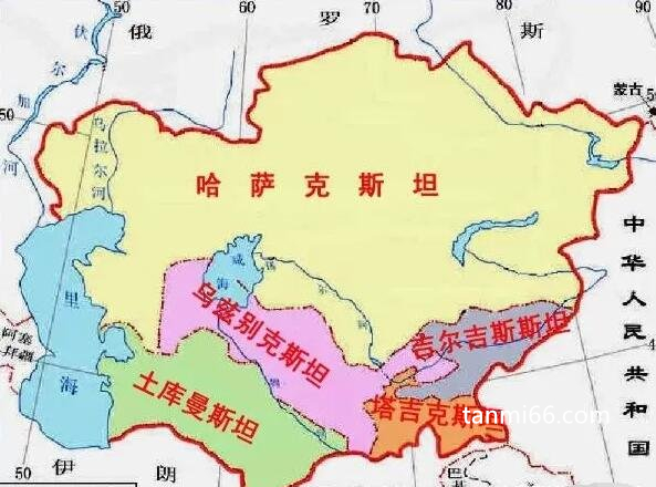 中亚五国指的是哪五国，欧亚之间的5大斯坦(被誉为第二中东)