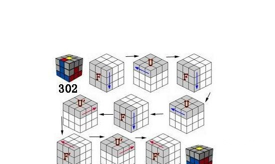 3x3魔方口诀七步公式，底棱归位等快速理解(轻松成为魔方高手)